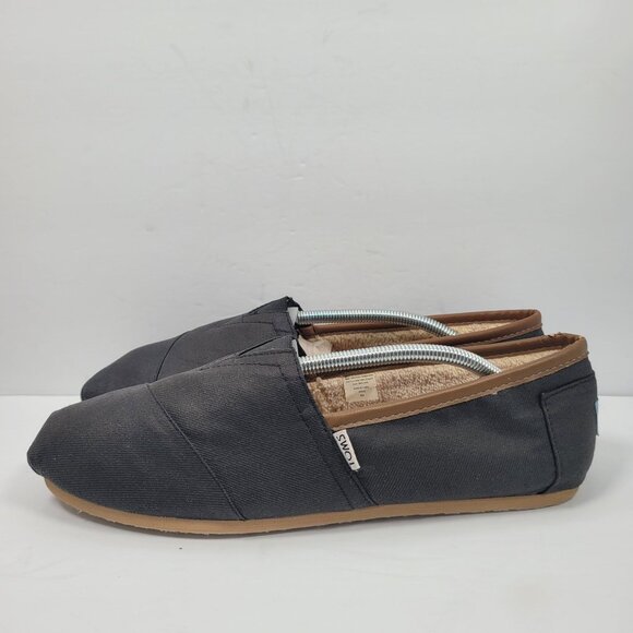 Toms Alpargata Men's Black Slip-On Shoes US Size 13 NWOT - Picture 2 of 8